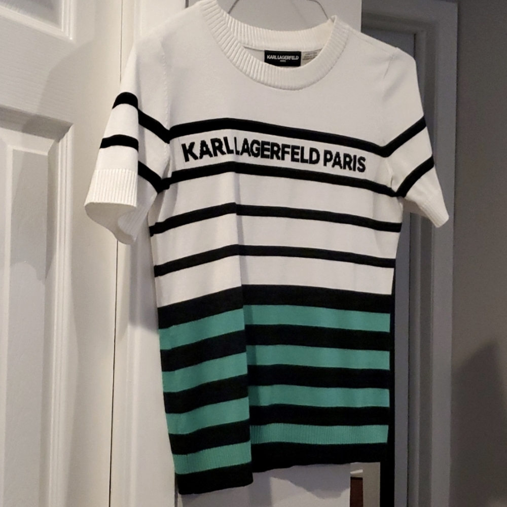 Karl Lagerfeld Paris Short Sleeve Sweater